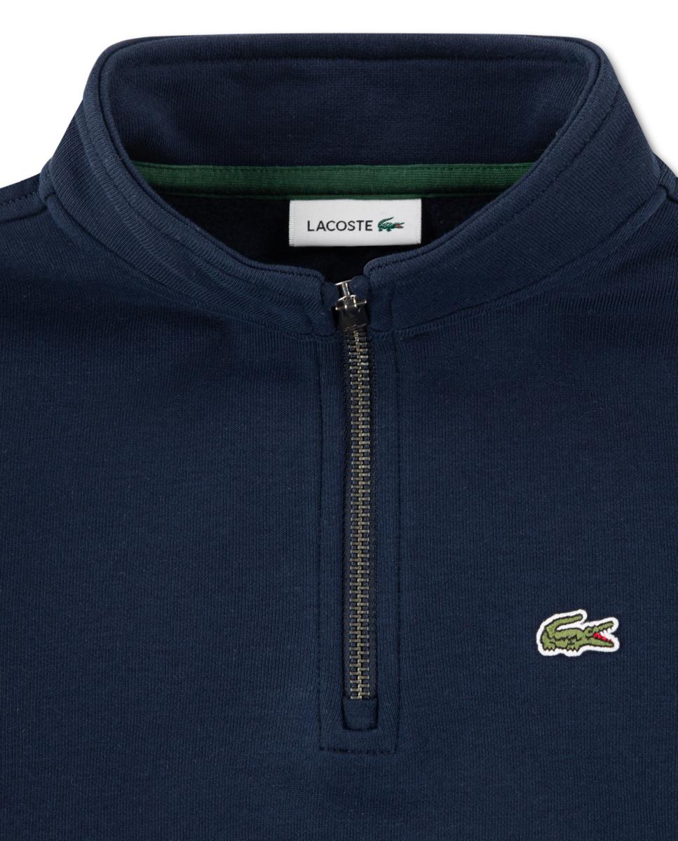 Casaco com Fecho de Correr de um Quarto Core Fleece Lacoste Azul-3