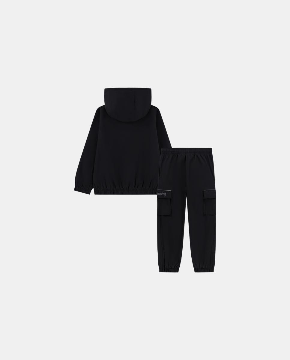 Fato de Treino Diamond Taffeta Lacoste Preto-2