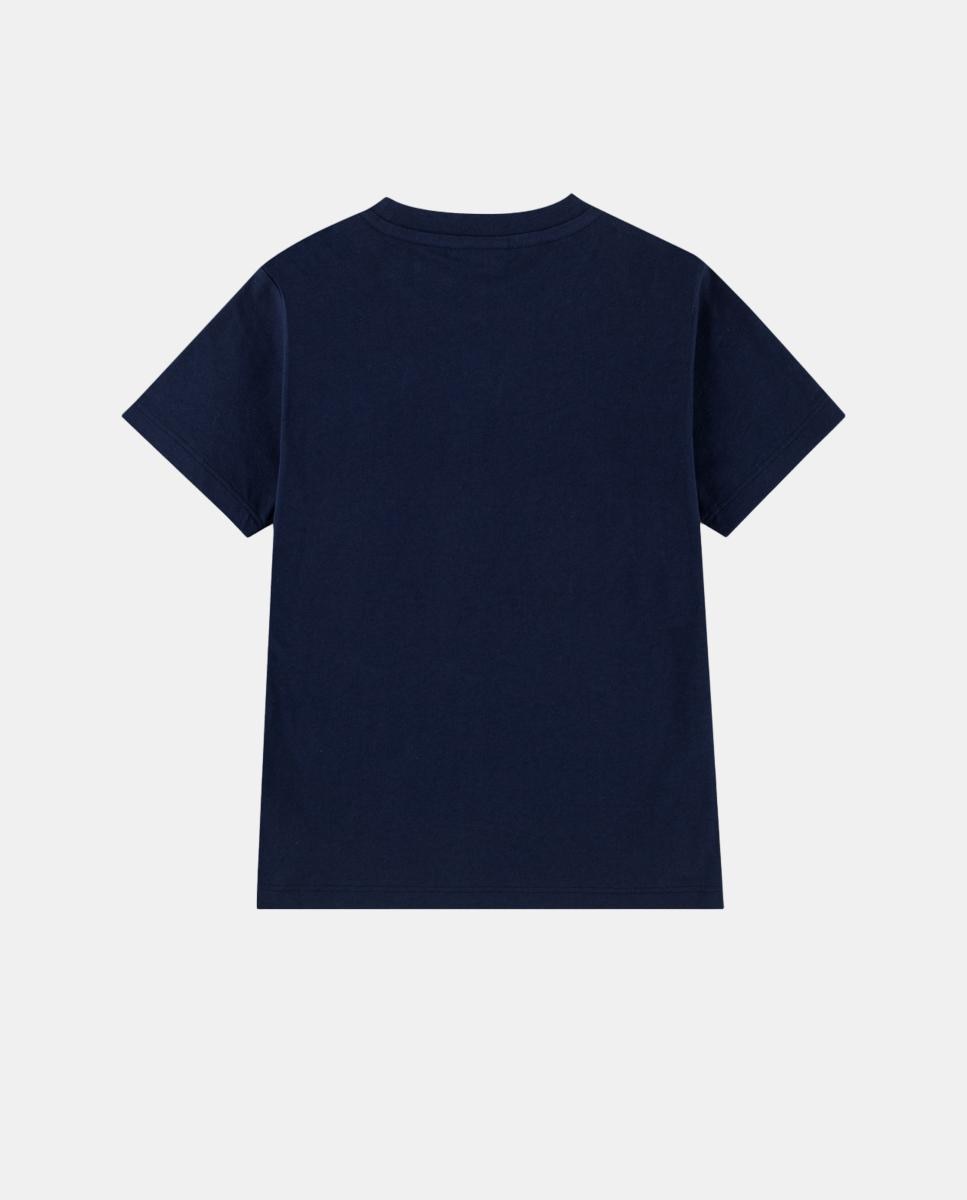 T-shirt Gráfica Lacoste Azul-2