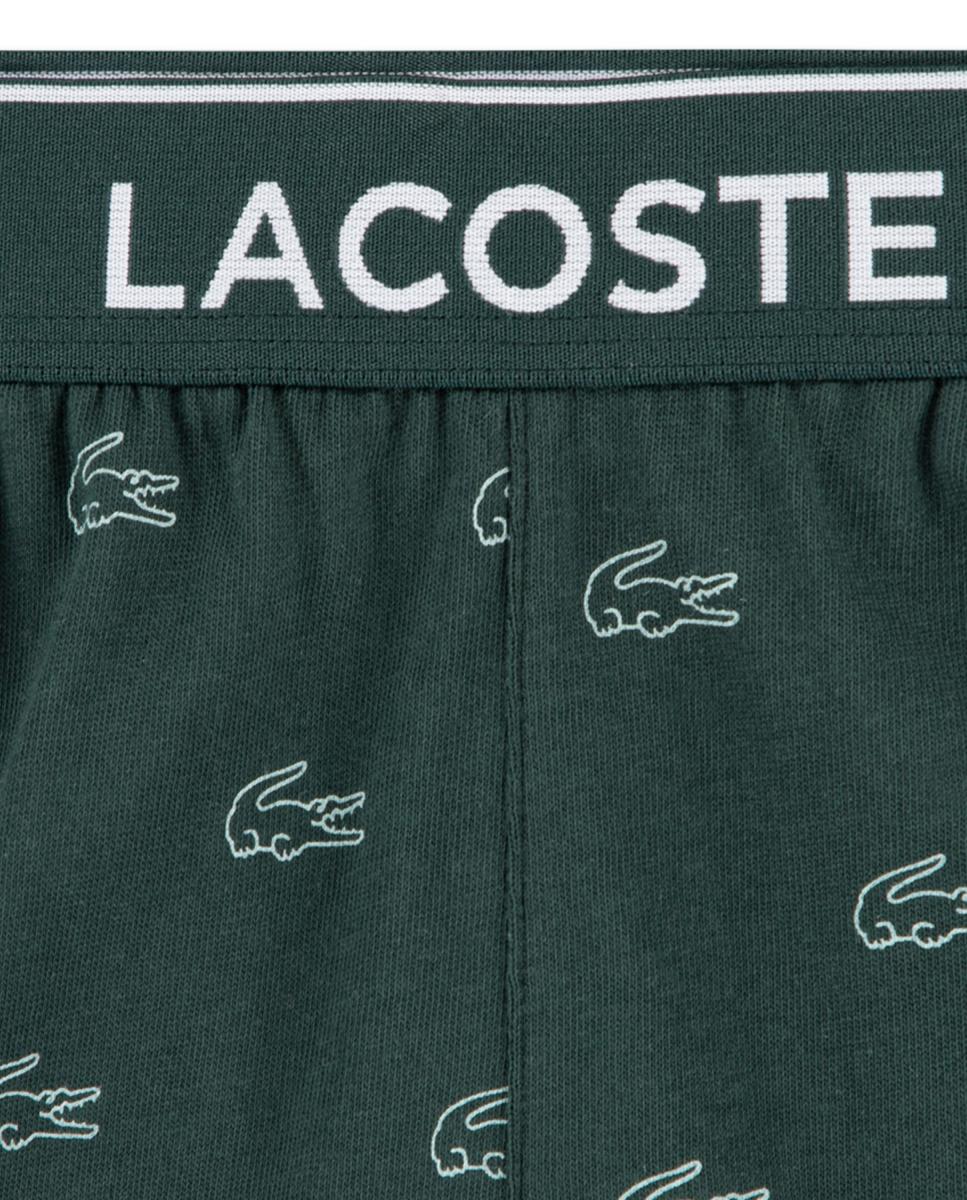 Conjunto de Pijama de Camisola e Calças Verde-3