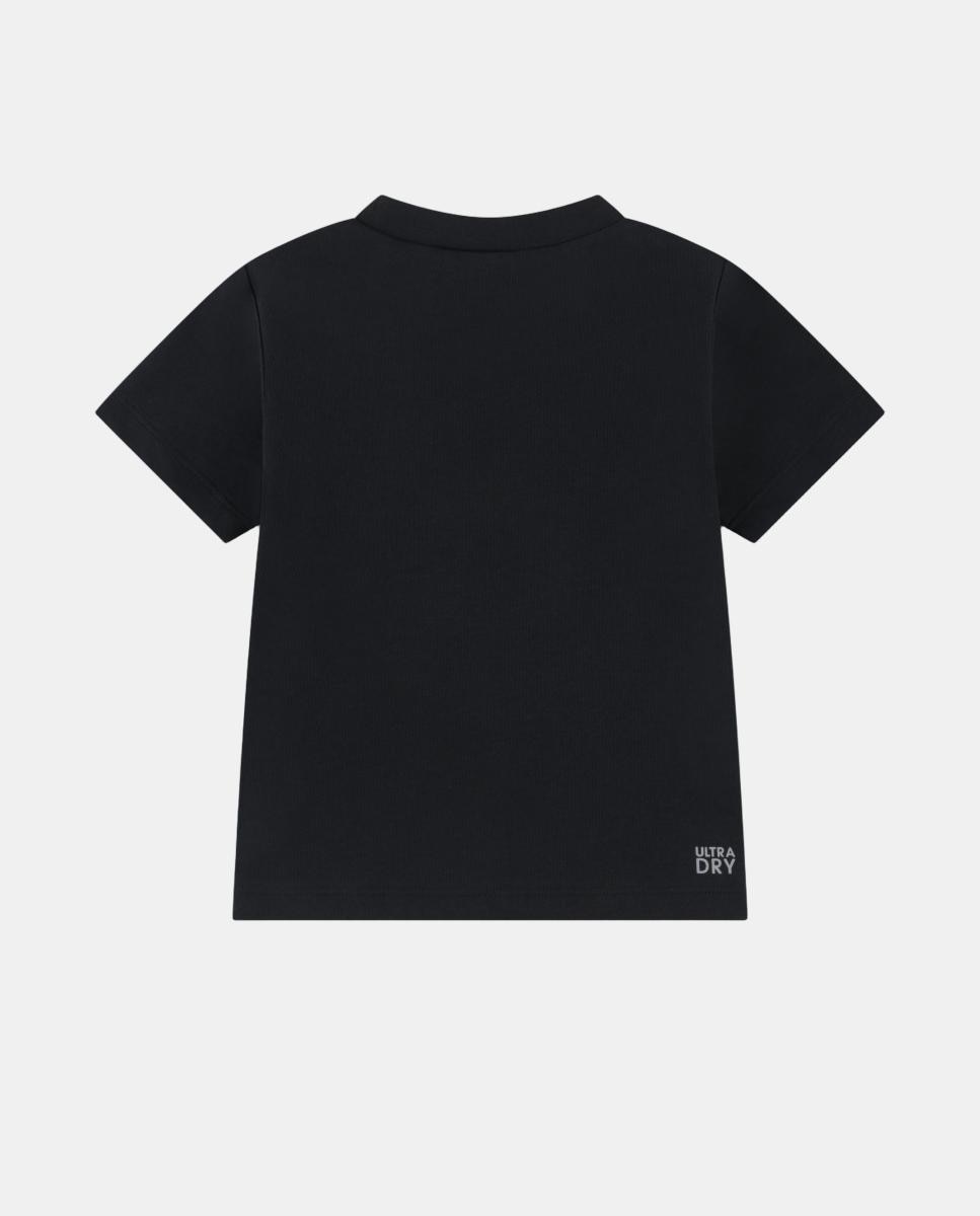 T-shirt com Estampado Gráfico Script Croc Lacoste Preto-2