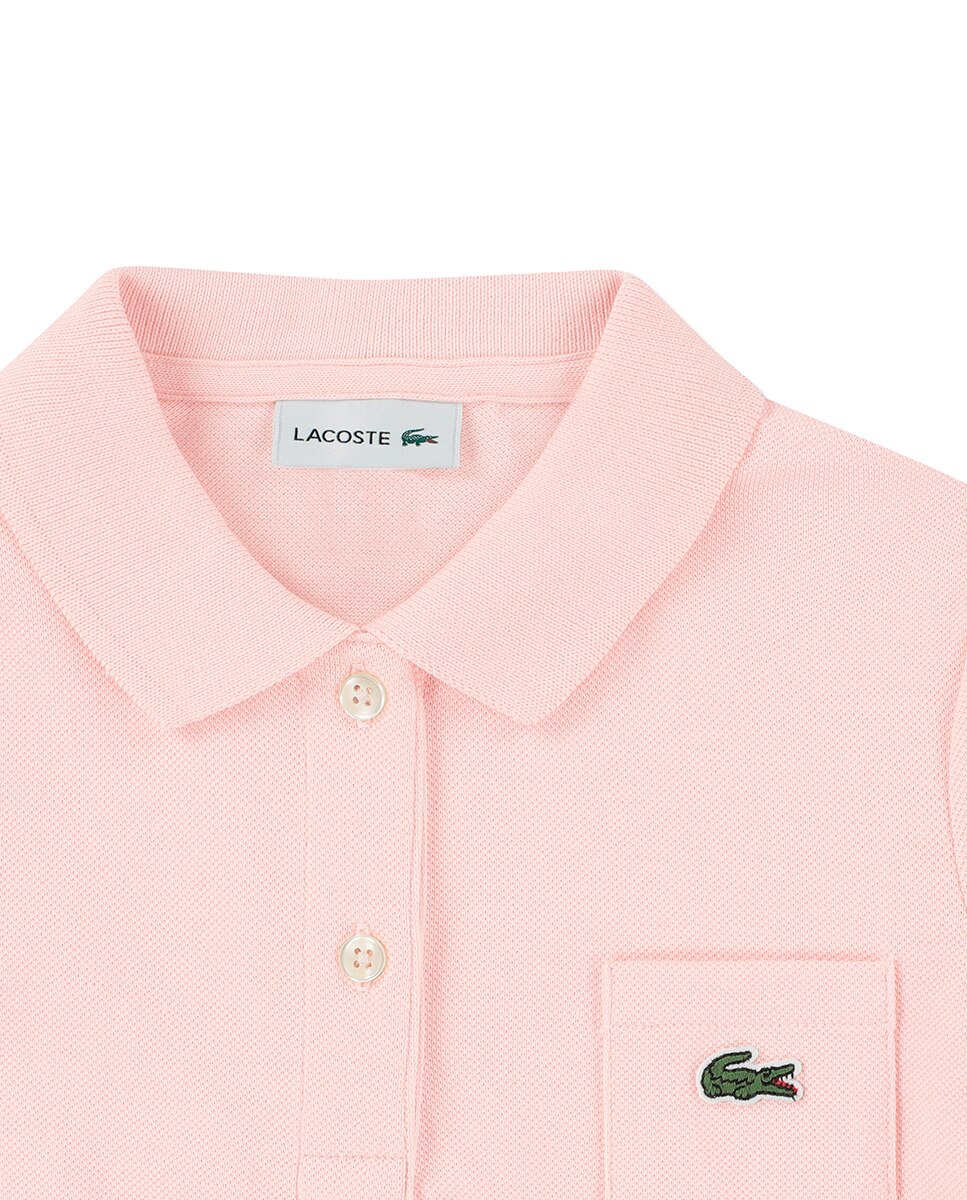 Vestido de Piqué Lacoste Rosa-3