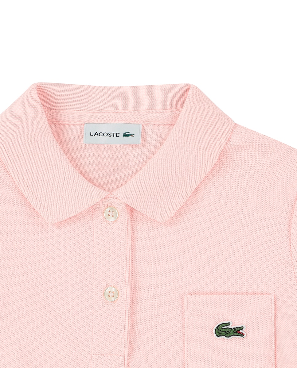 Vestido de Piqué Rosa-3