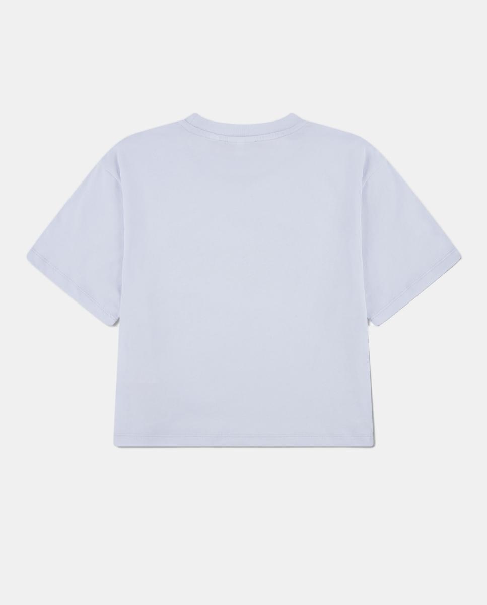 T-shirt com Monograma Lacoste Azul-2