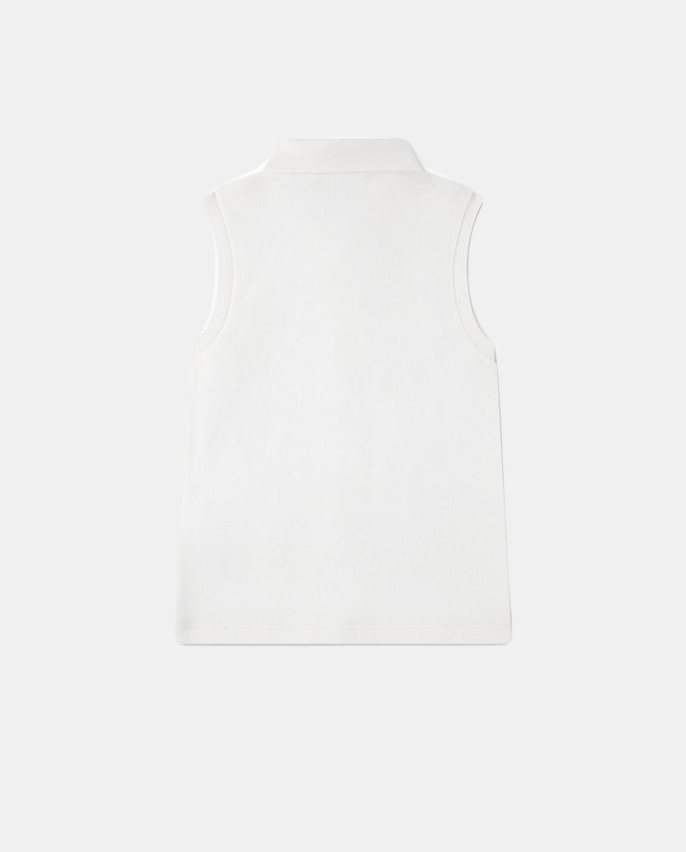T-shirt sem Mangas Polo Lacoste Branco-2