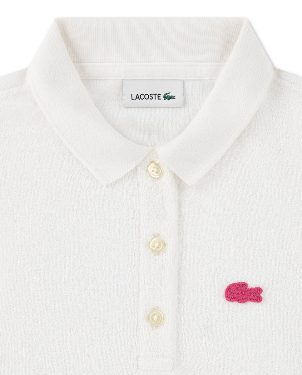 T-shirt sem Mangas Polo Lacoste Branco-3