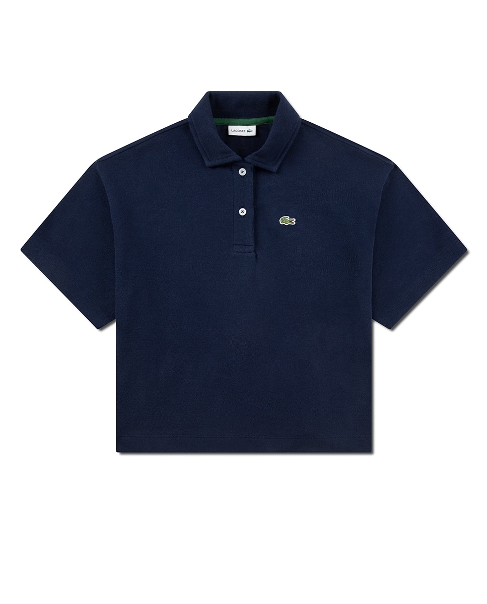 Polo holgado para niña - Lacoste - Azul Azul-1