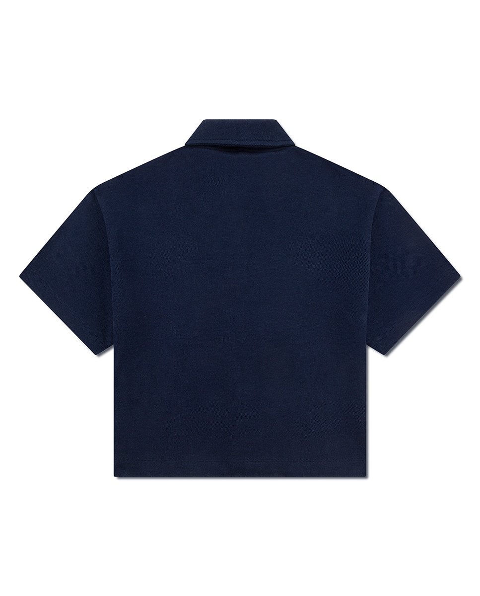 Polo holgado para niña - Lacoste - Azul Azul-2