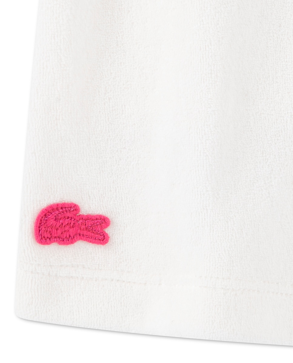 Saia de Malha de Tecido Turco Lacoste Branco-3
