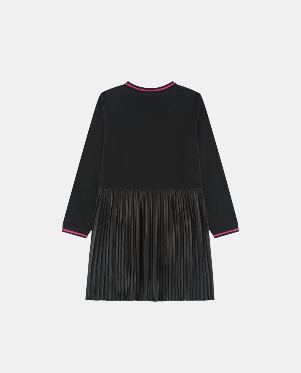 Vestido Plissado Preto-2