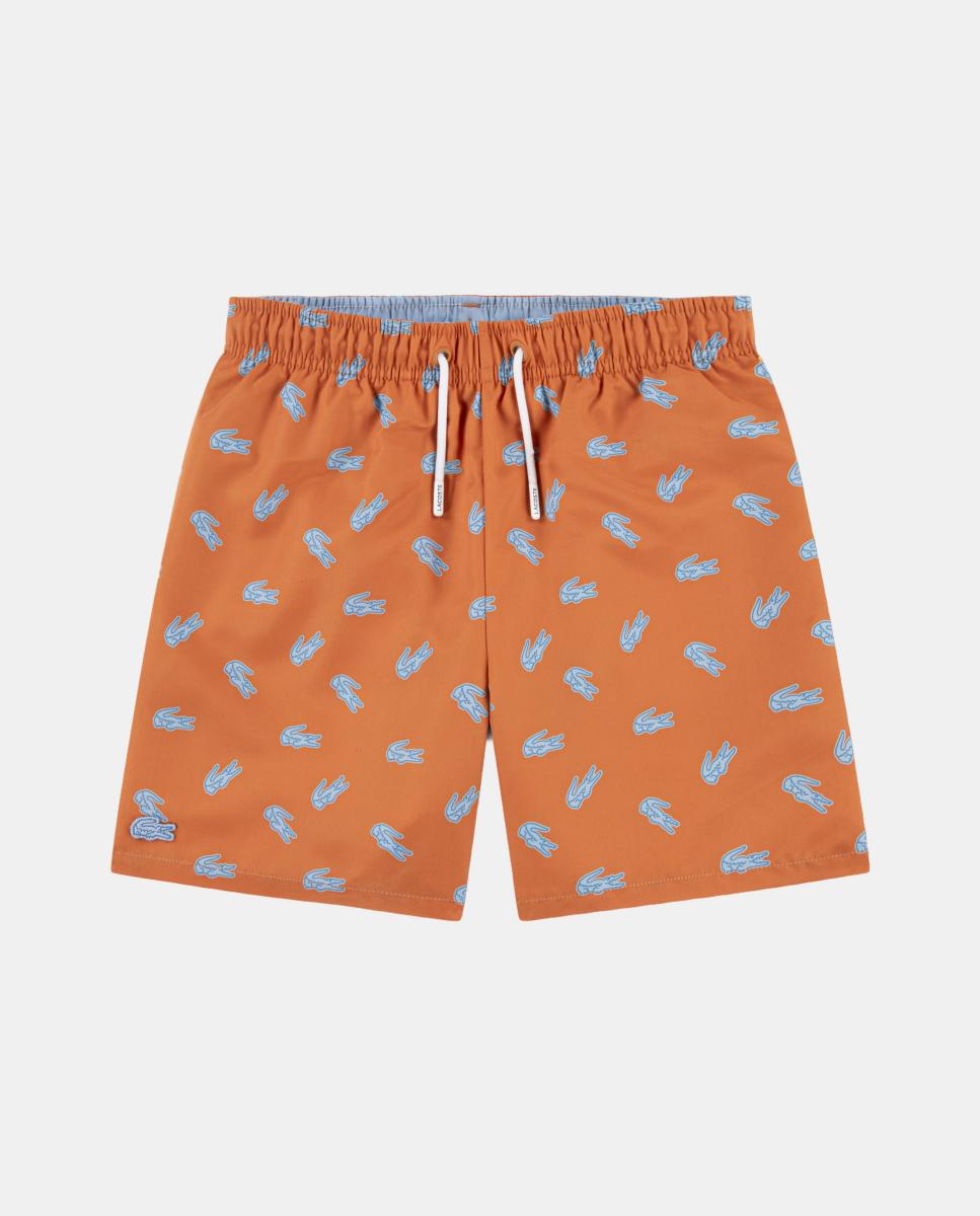 Imagem 0 de Calções de Banho com Estampado de Crocodilo