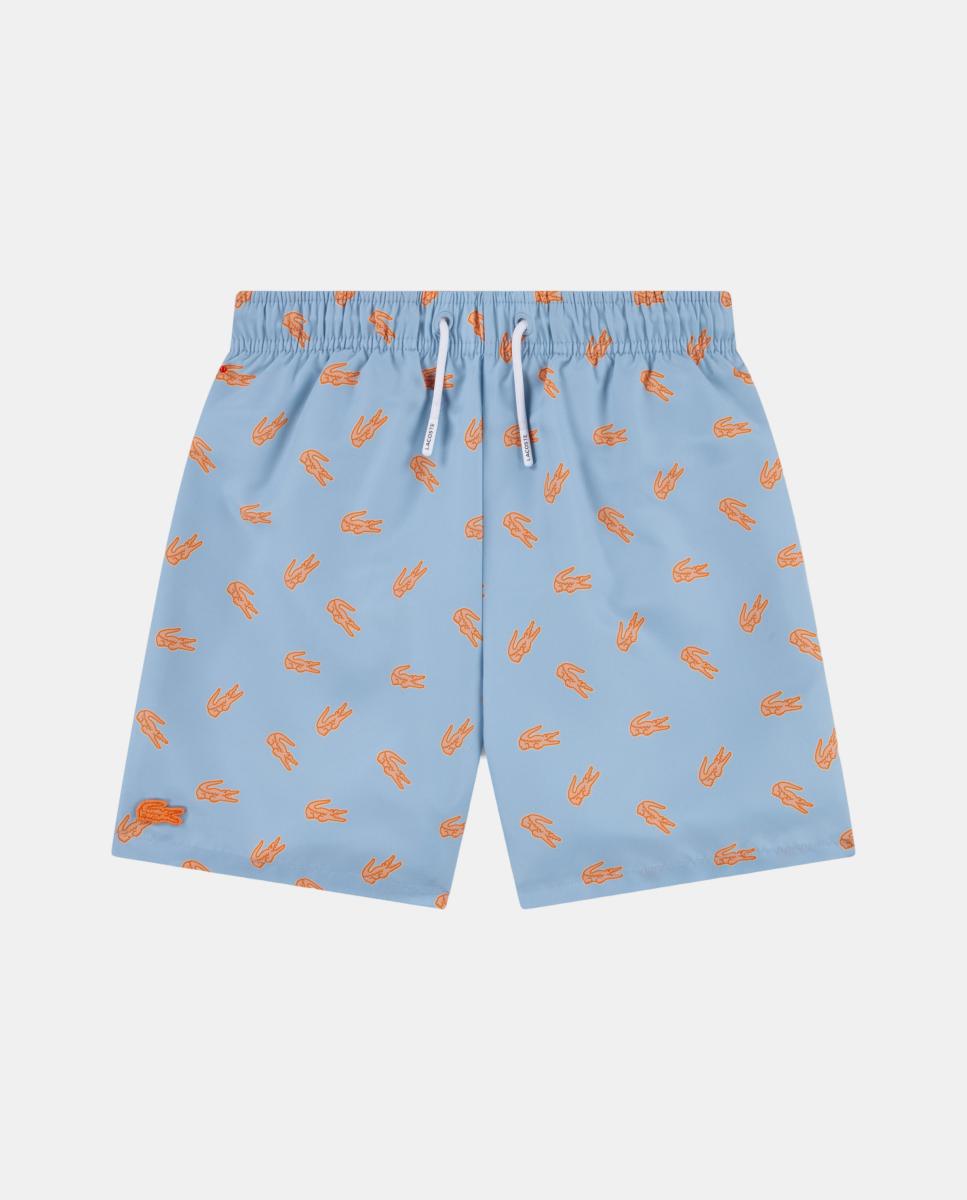 Imagem 0 de Calções de Banho com Estampado de Crocodilo