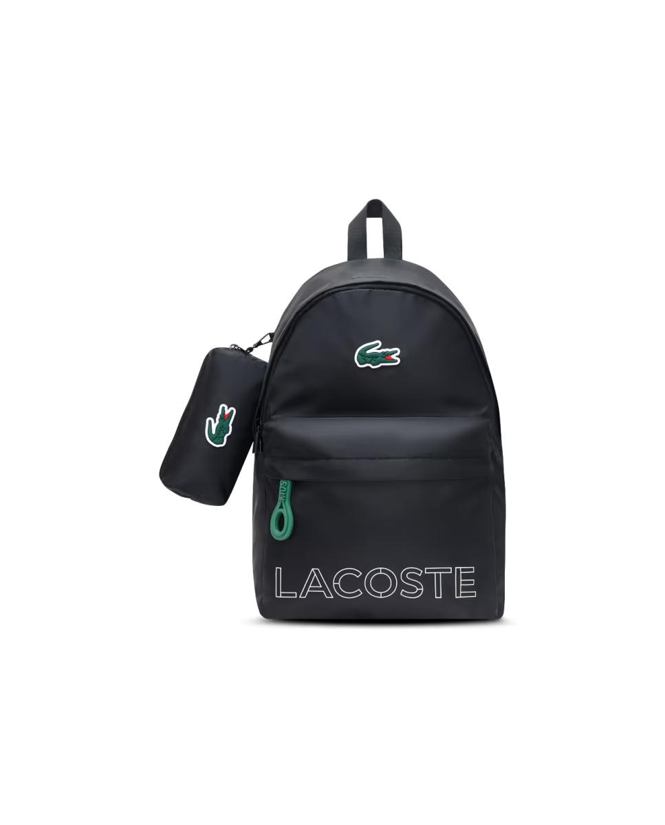 Imagen 0 de Mochila deportiva Lacoste Core con estuche Negro