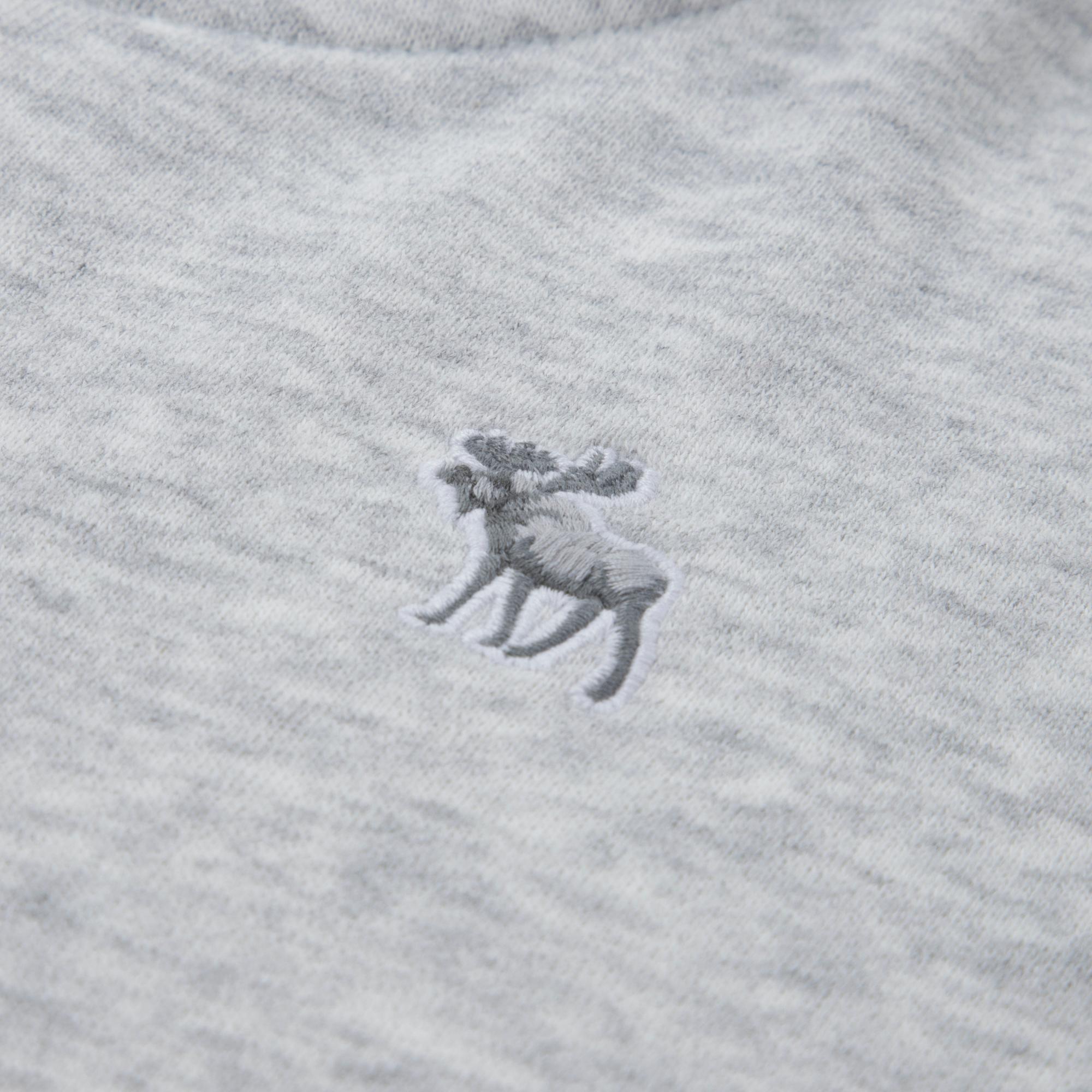 Sweatshirt com Capuz e Fecho de Correr Completo Kids Essentials Abercrombie Kids Cinzento-3