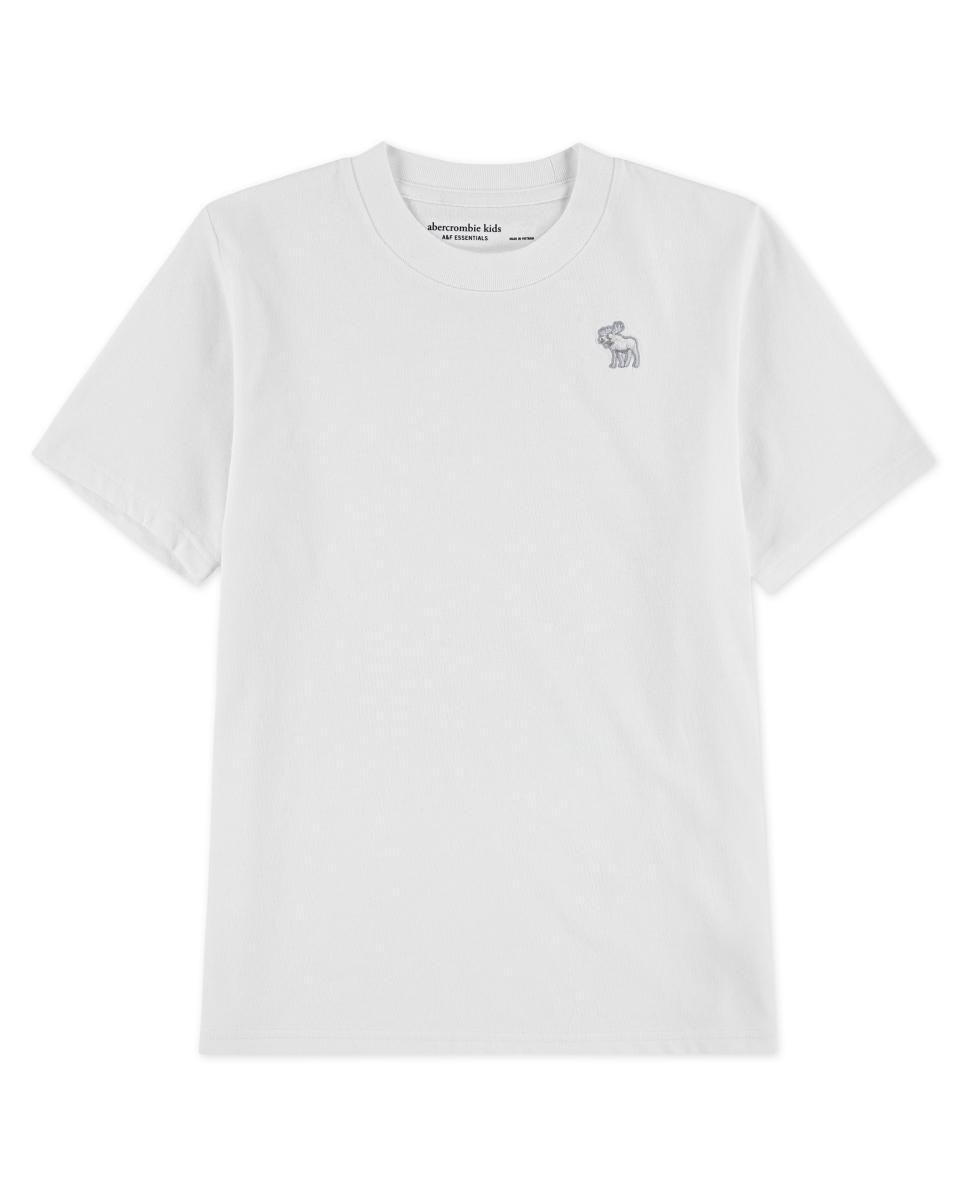 T-shirt Essential Abercrombie Kids Branco-1