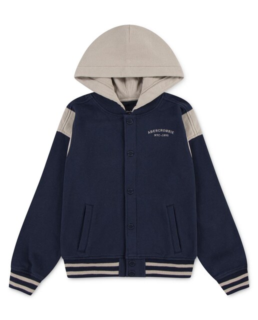 Imagen 0 de Chaqueta Bomber de forro polar con capucha Abercrombie & Fitch  para niño