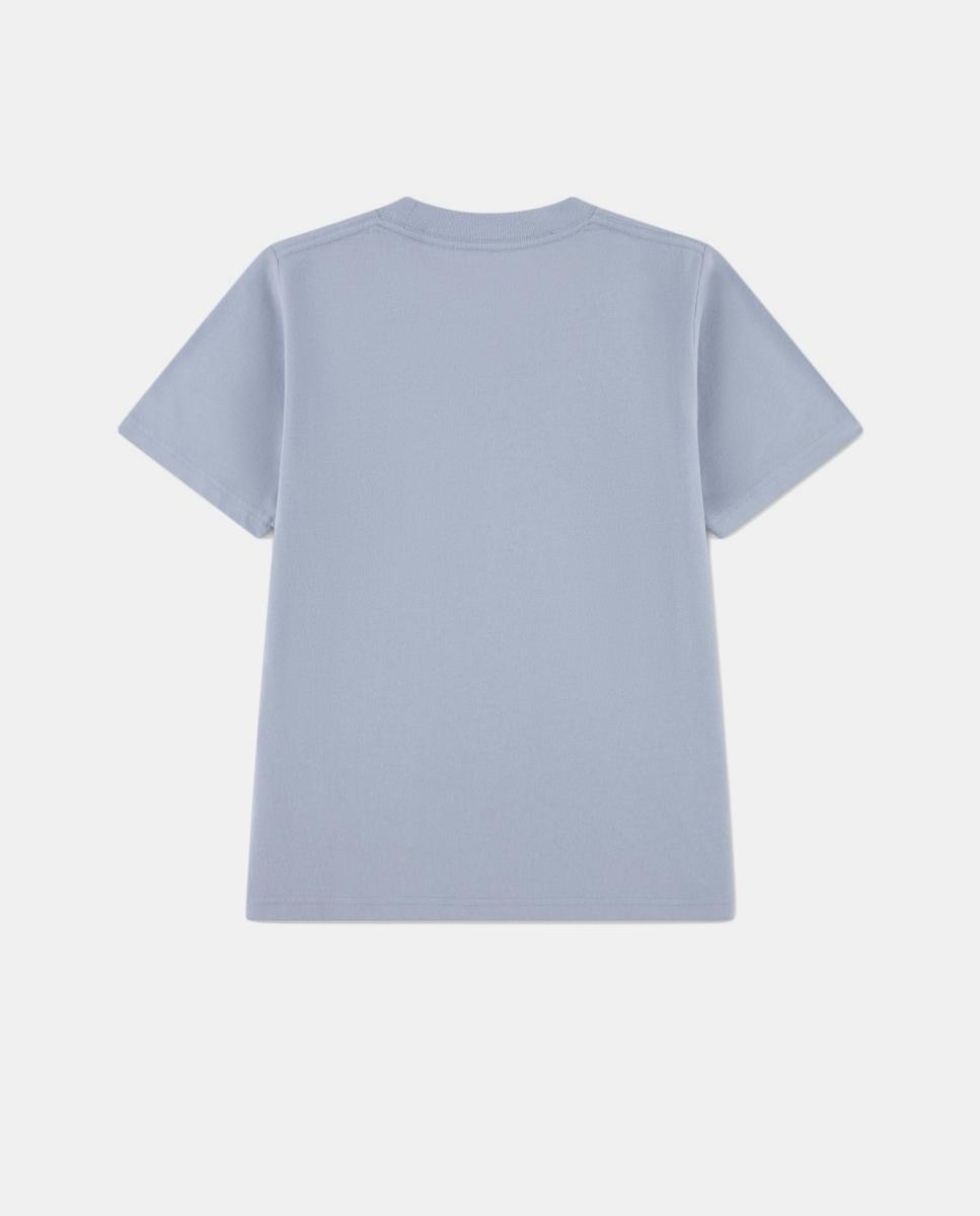 T-shirt de Criança com Logótipo Abercrombie Kids Azul-2