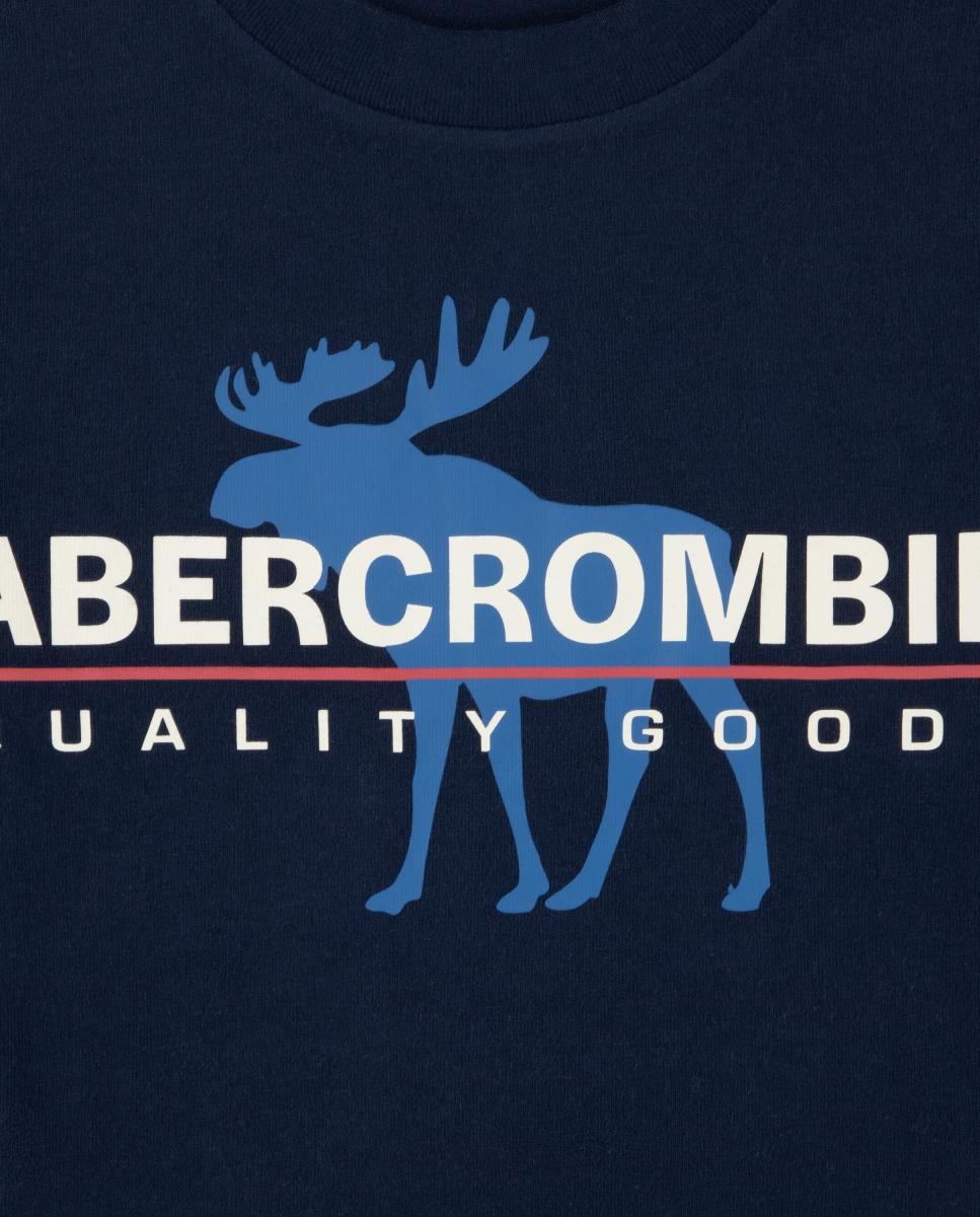 Imagen 3 de Camiseta con el logotipo Y2K Core de Abercrombie Kids - Azul Azul