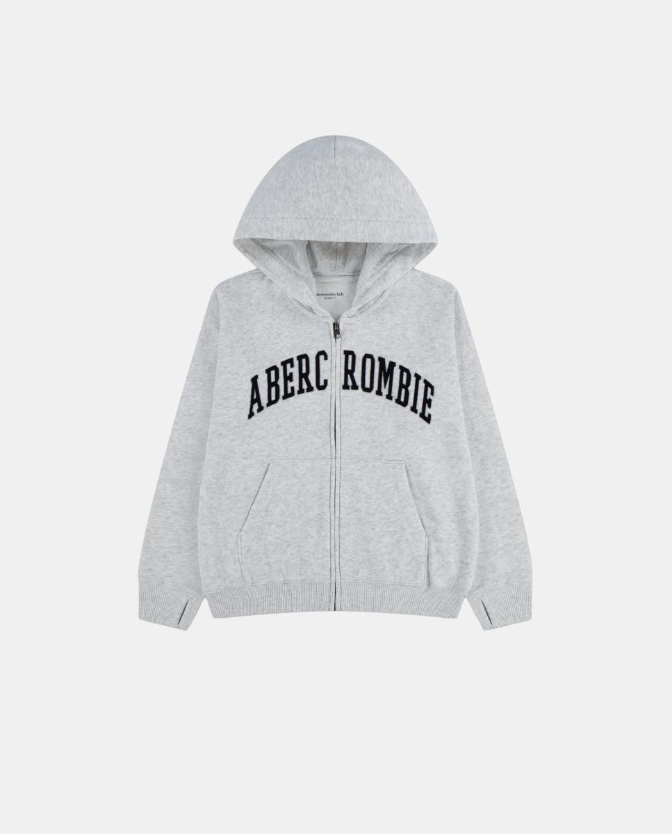 Imagem 0 de Sweatshirt com Capuz e Fecho de Correr Completo com Logótipo