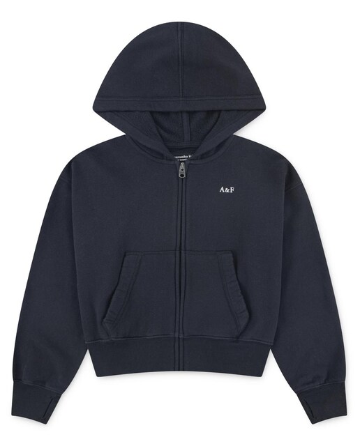 Imagen 0 de Sudadera con capucha y cremallera completa Essential para niñas de Abercrombie