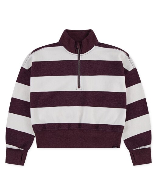Imagen 0 de Suéter preppy con cremallera de un cuarto para niñas de Abercrombie