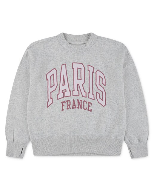 Imagen 0 de Sudadera de cuello redondo Abercrombie & Fitch Paris para niña