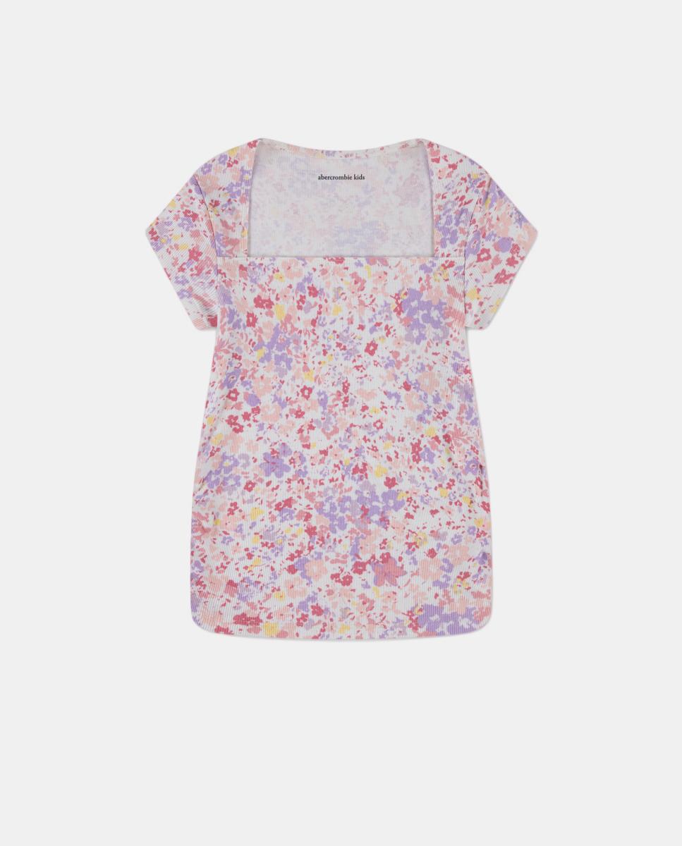 T-shirt de Manga Curta Ava Abercrombie Kids Roxo-4