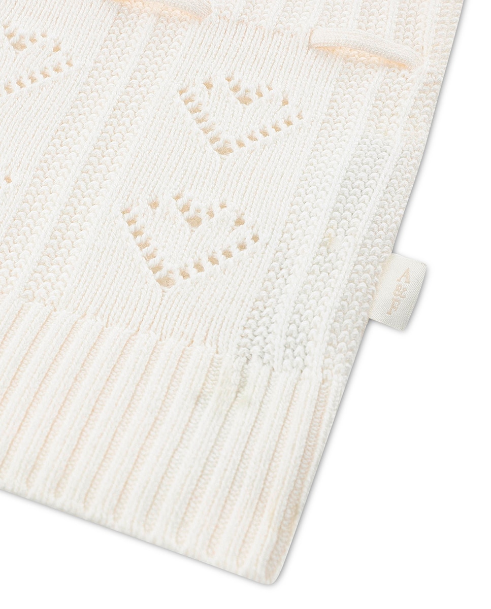 Camisola Babydoll com Pontada de Coração Abercrombie Kids Creme-6