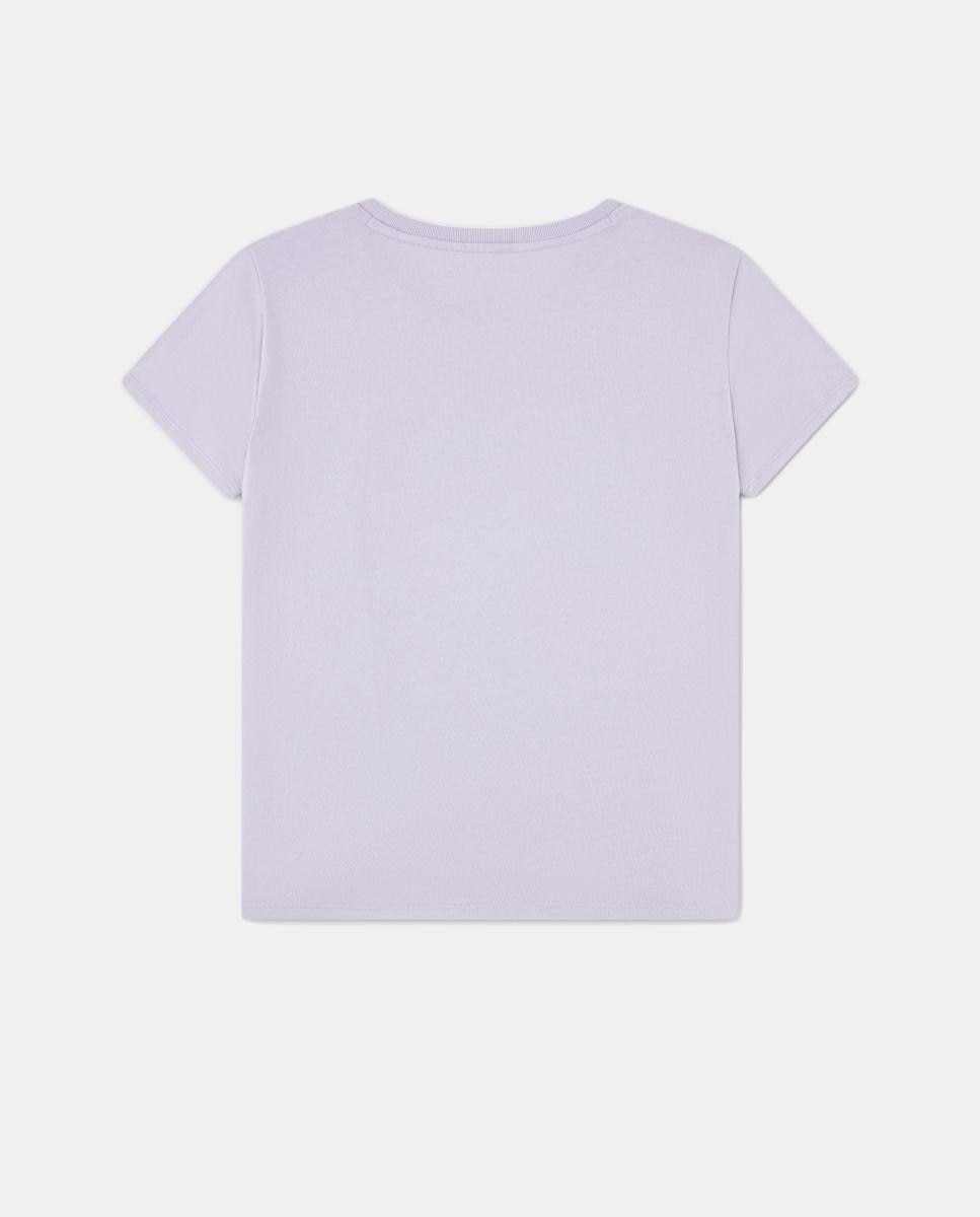 T-shirt com Nó Lateral e Gelado Sundae Abercrombie Kids Roxo-2