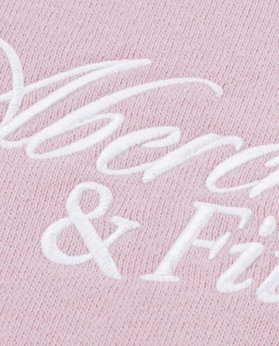 Sweatshirt de Criança com Capuz com Logótipo Essencial Abercrombie Kids Rosa-3