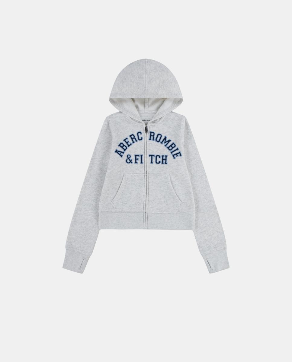 Imagem 0 de Sweatshirt com Capuz e Fecho de Correr Completo com Logótipo