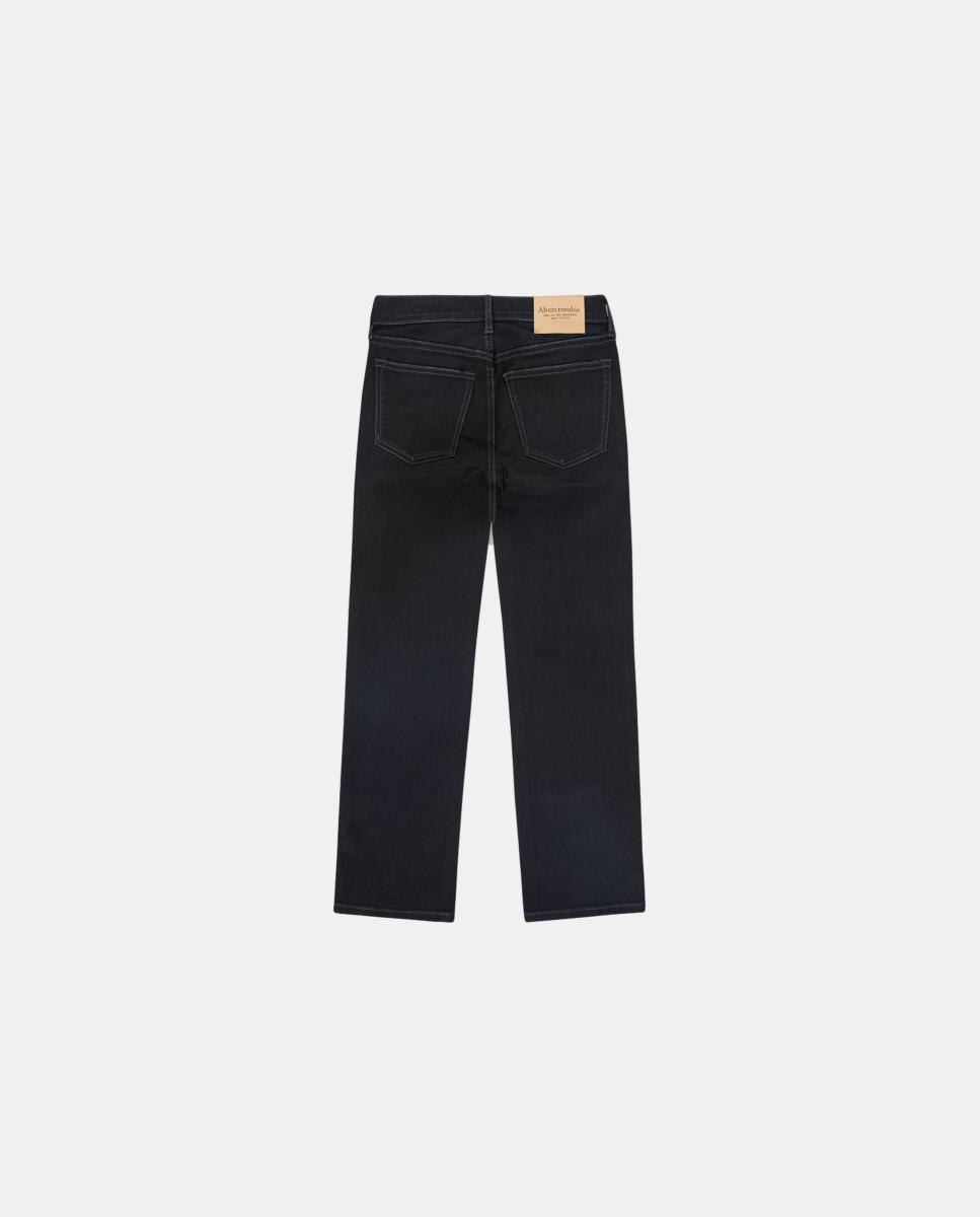 Jeans Straight Preto-2