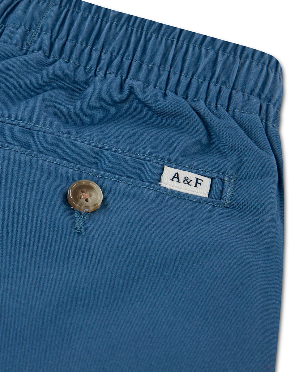 Calças Chino Folgadas Abercrombie Kids Azul-3