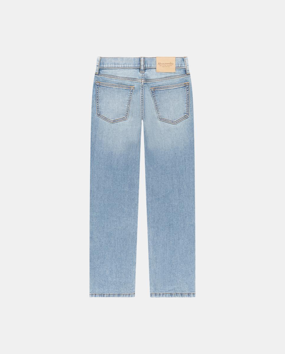 Jeans Straight de Criança Abercrombie Kids Azul-2