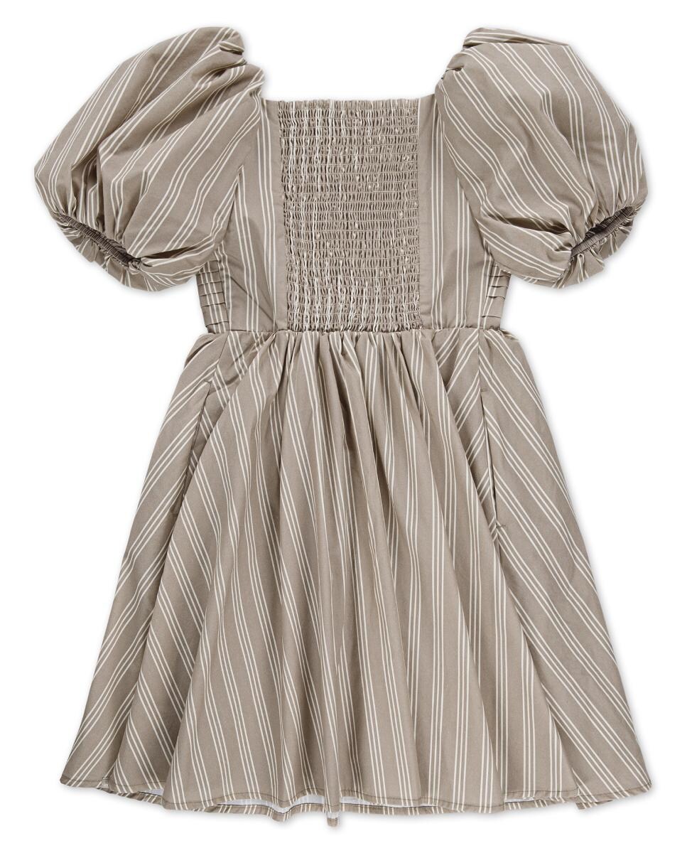 Vestido mini con mangas abullonadas Emerson de Abercrombie Kids