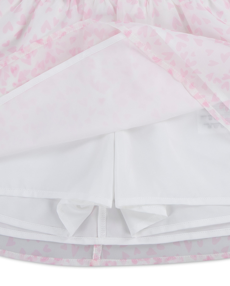 Saia-Calça de Organza Emerson Abercrombie Kids Rosa-3