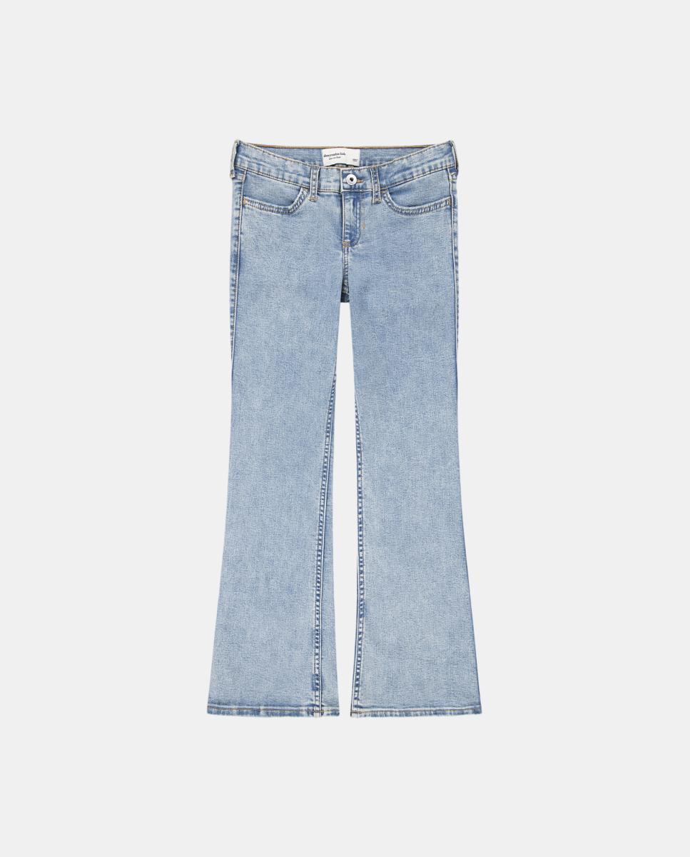 Imagem 0 de Jeans Bootcut de Cintura Baixa de Criança