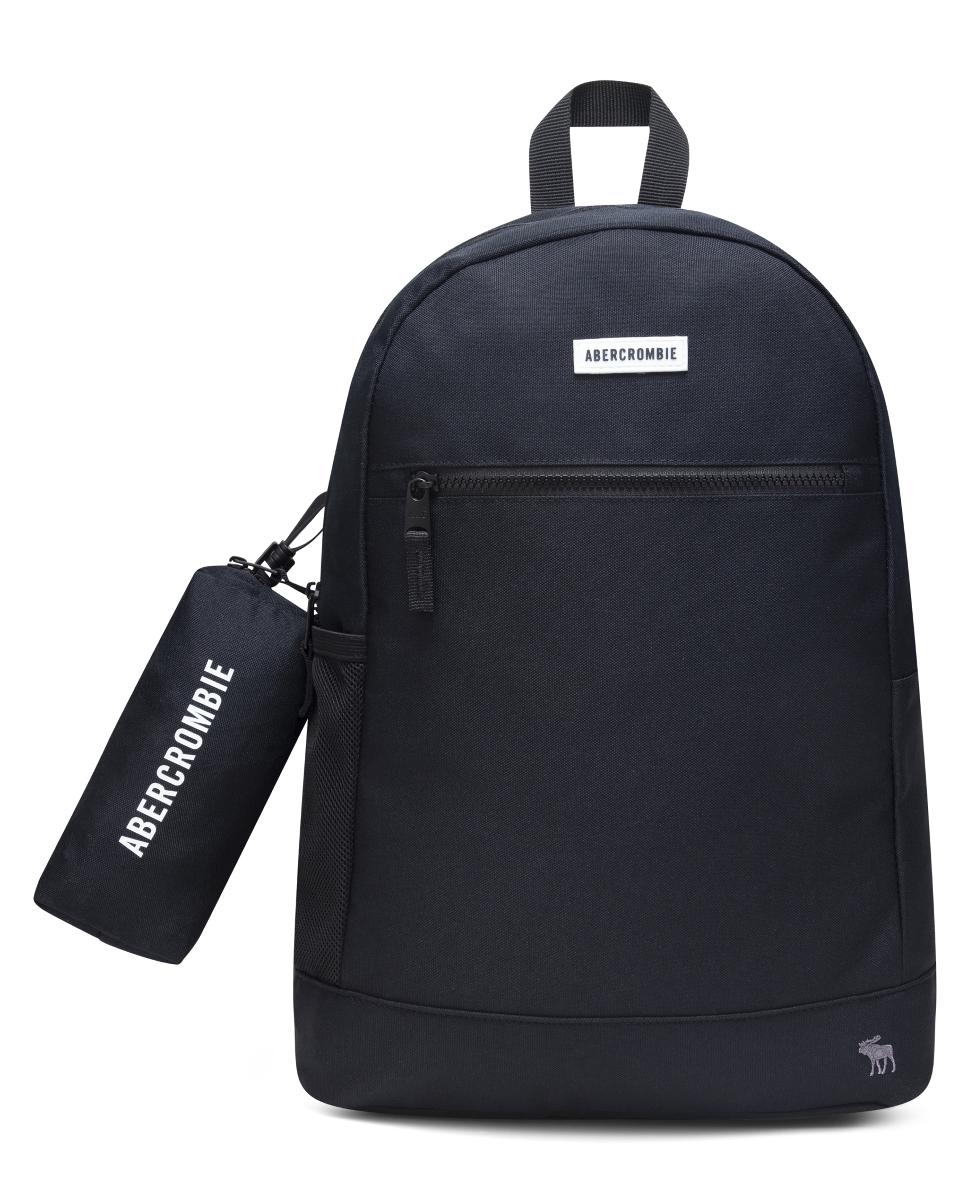 Imagen 0 de Mochila con estuche Abercrombie & Fitch para niño Negro
