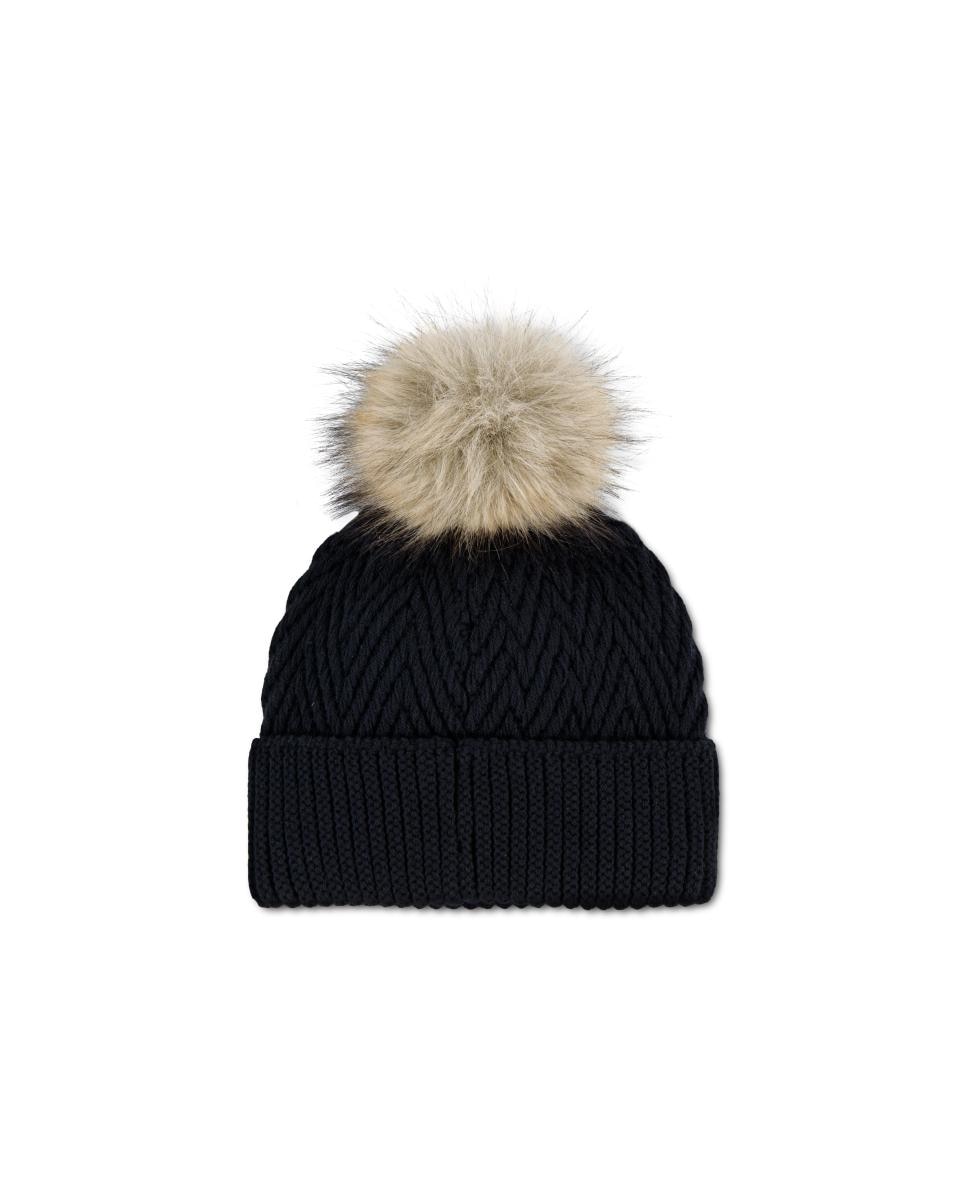 Gorro com Pompom Cinzento-2