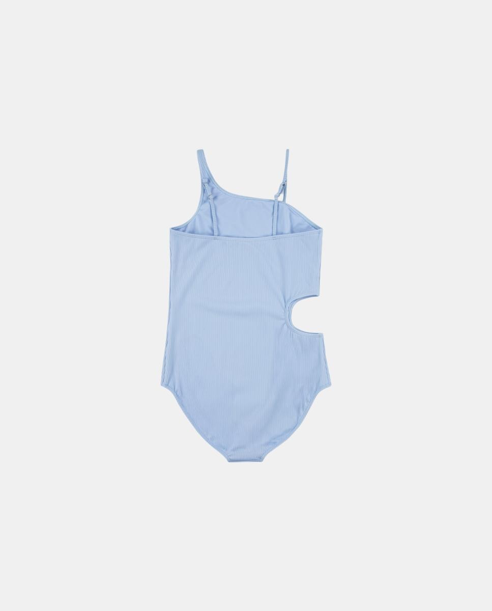 Fato de Banho com Corte Assimétrico Abercrombie Kids Azul-2