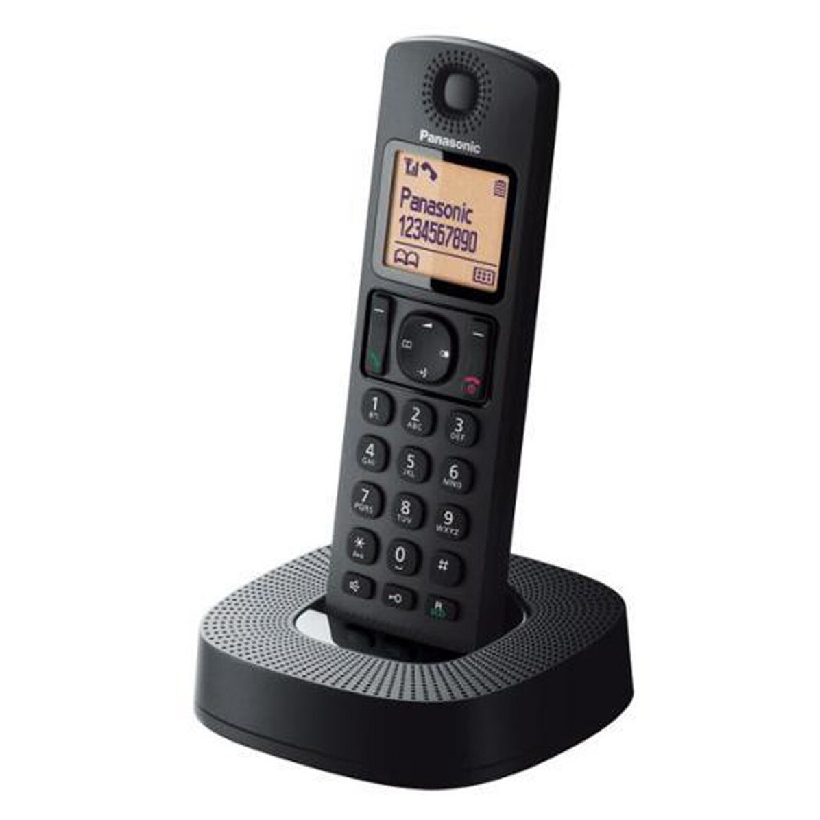 Teléfono inalámbrico Panasonic KX-TGC310SPB Dect Negro-1
