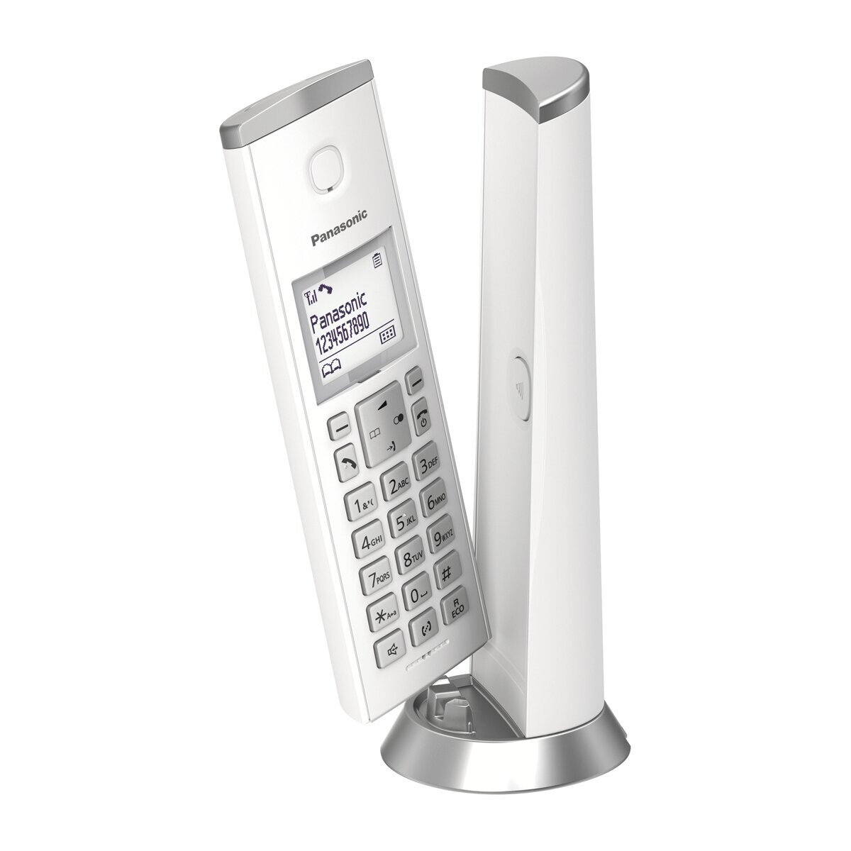 Teléfono inalámbrico Panasonic KX-TGK210SPW blanco diseño vertical Blanco-3