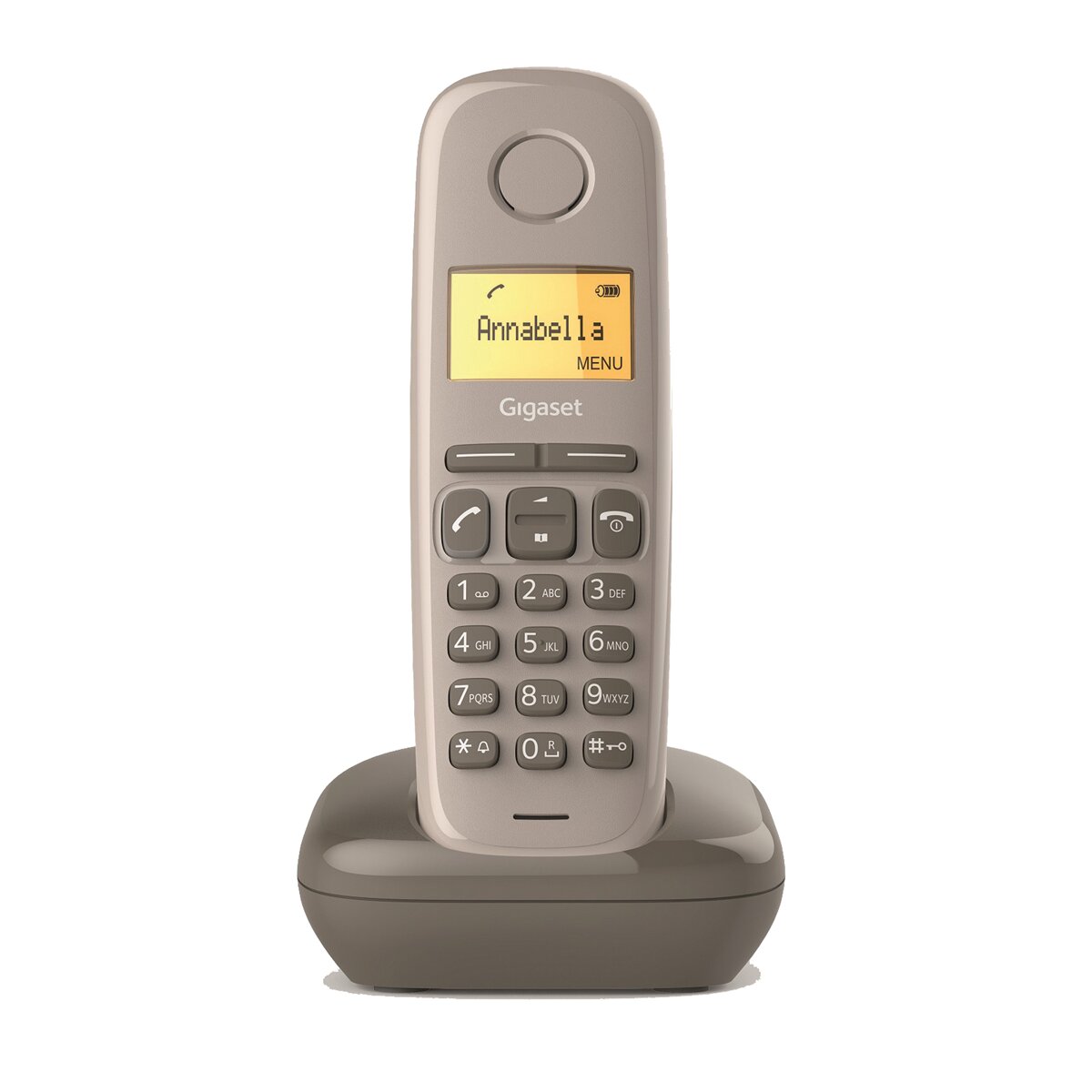 Telefone Sem Fios Gigaset A170 - Moka Castanho-1