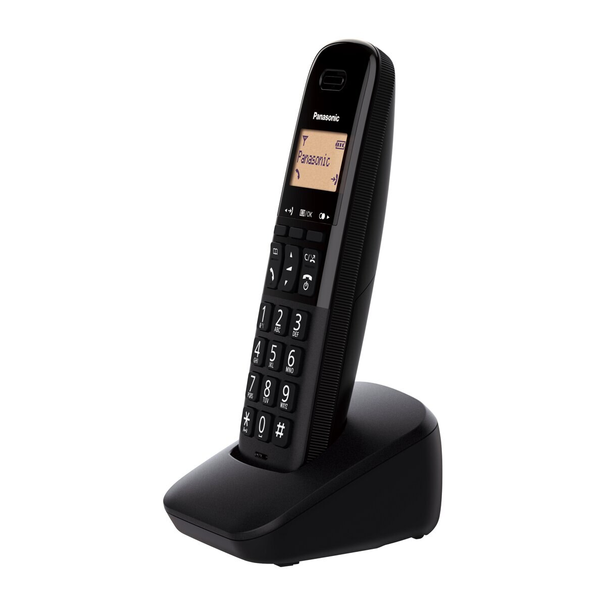 Teléfono inalámbrico single Panasonic KX-TGB610SP Dect negro Negro-2
