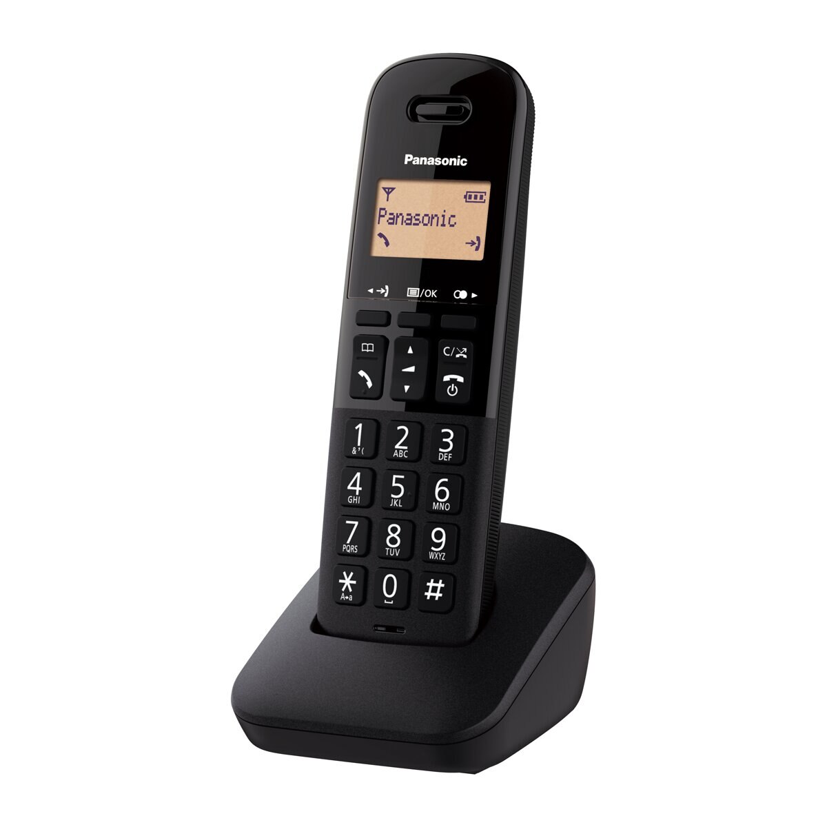 Teléfono inalámbrico single Panasonic KX-TGB610SP Dect negro Negro-3