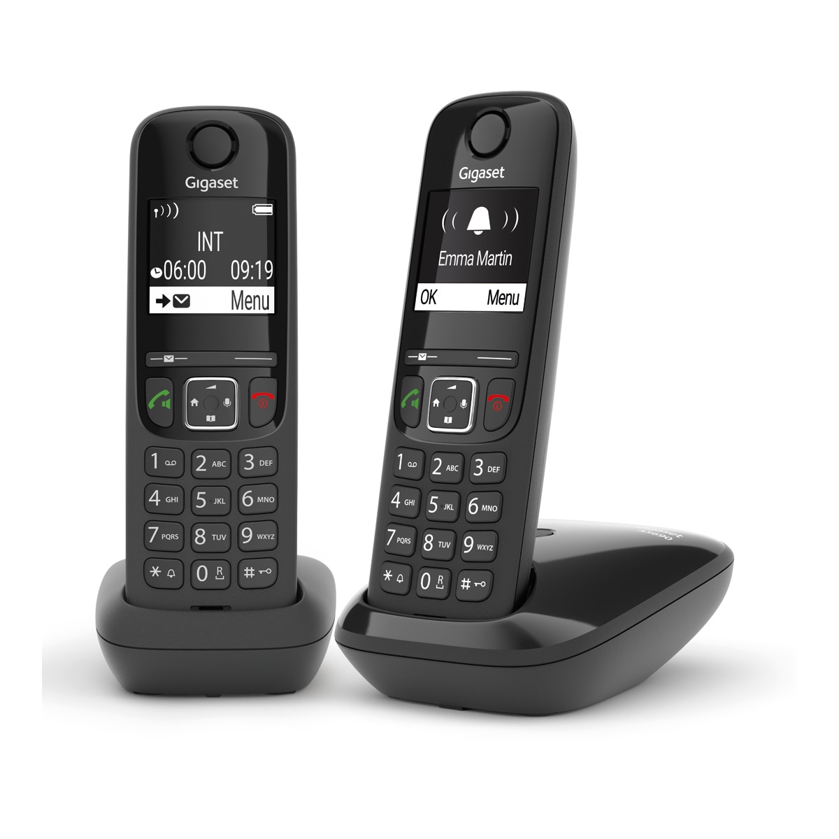 Imagen 0 de Teléfono inalámbrico Gigaset AS690 dúo negro