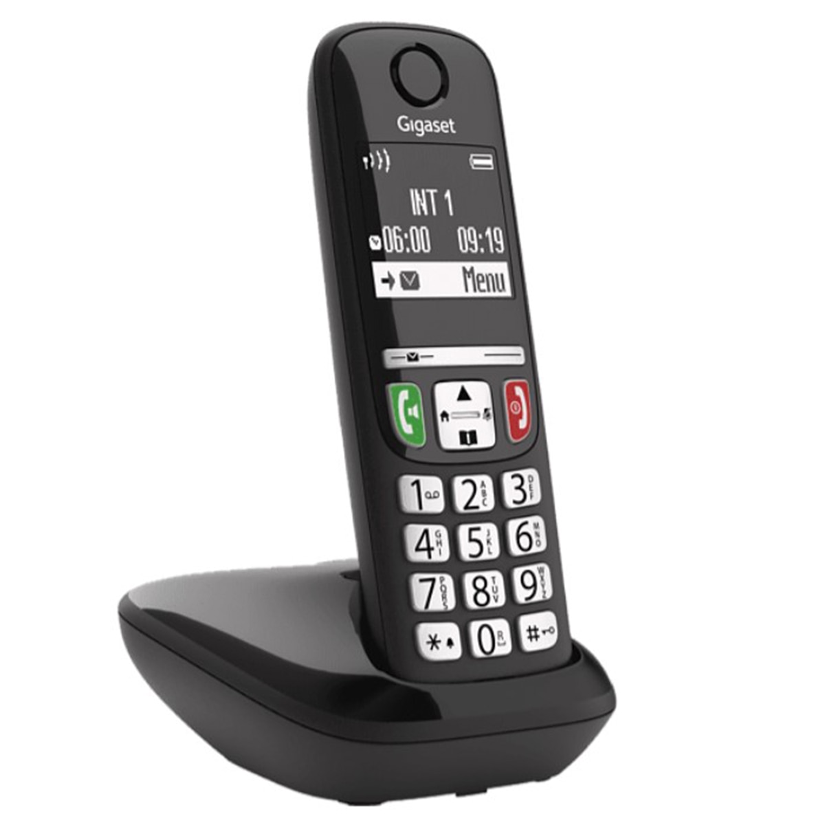 Teléfono inalámbrico Gigaset E290 negro Negro-1