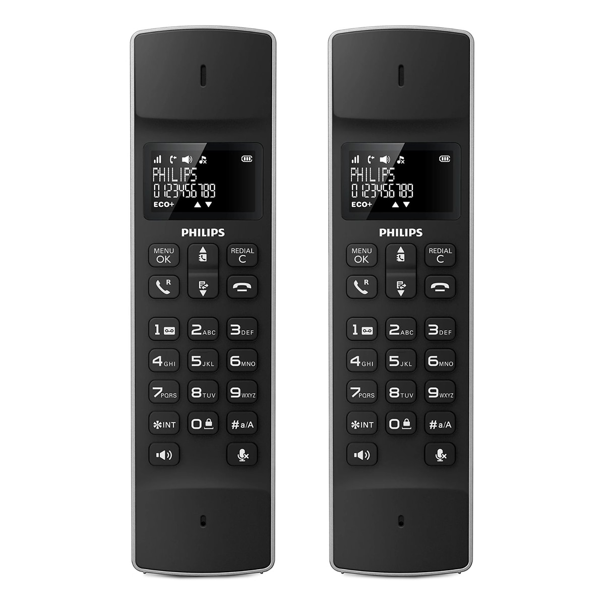 Teléfono inalámbrico Philips M4502B Duo Negro-1