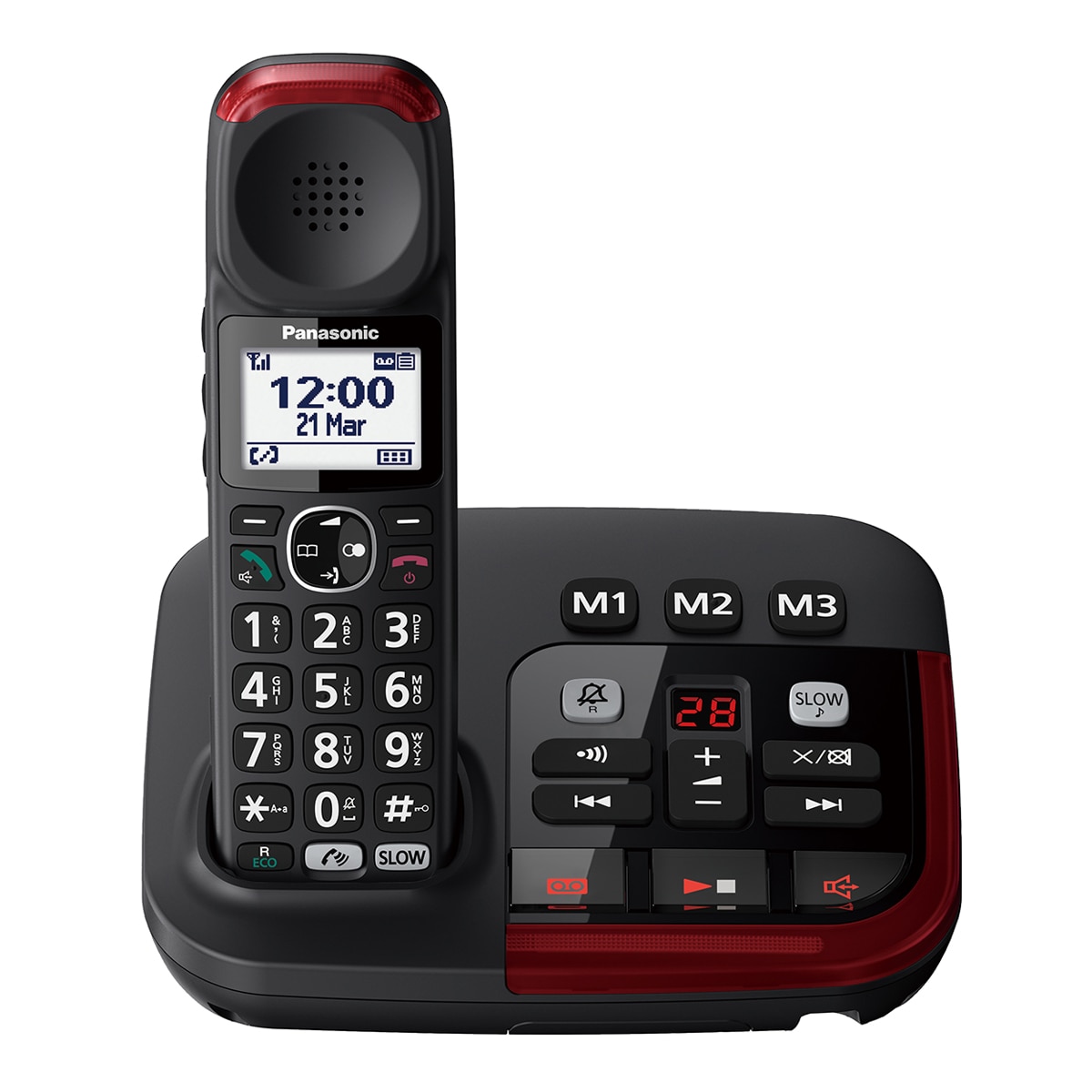Imagen 0 de Teléfono DECT inalámbrico Panasonic KX-TGM420EXB Single