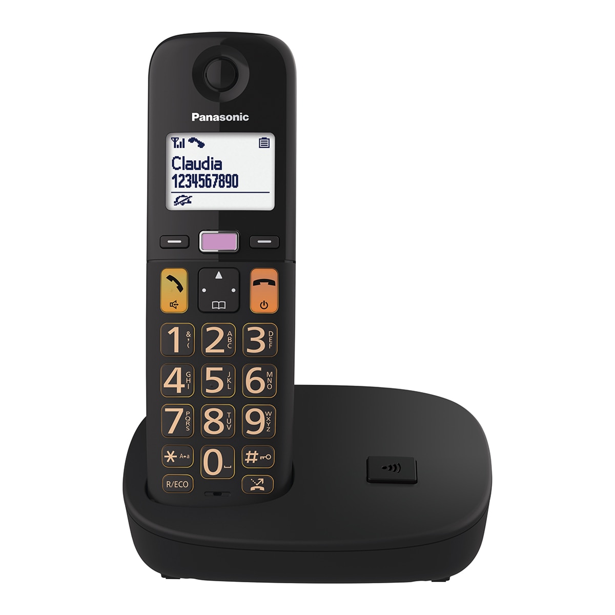 Imagen 0 de Teléfono DECT inalámbrico Panasonic KX-TGU110EXB, Single